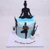 W30.a YOGA - Women Birthday Cakes - WILTON PATISSERIE